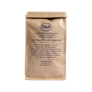 Back panel of an Oslo Coffee Roasters coffee bag with company information
